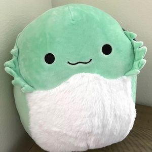 Squishmallow Abe The Bearded Dragon 11” Teal soft plush toy New with tags